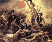 Eugene Delacroix Liberty Leading The people Spain oil painting artist